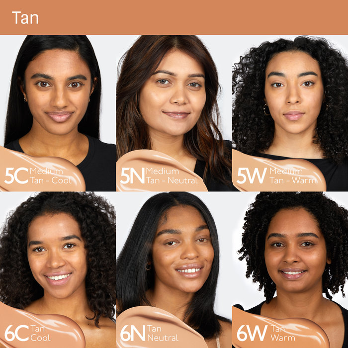 4 PDP ASSET CC FOUNDATION Before and After Similar Shades Tan